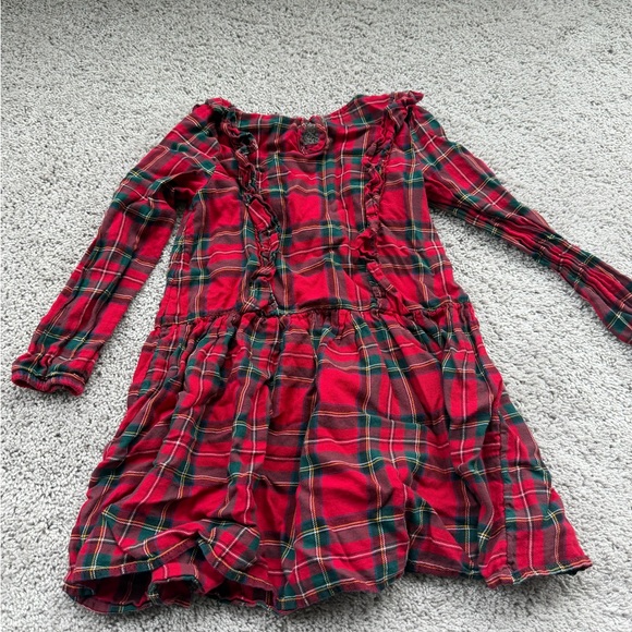 H&M Red and Green Plaid Kids Dress - Picture 2 of 2